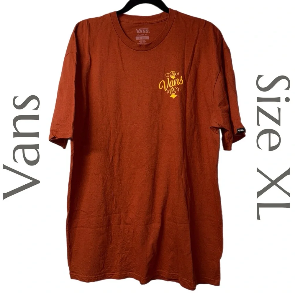 Vans “Off The Wall” Graphic Tee‎ - 66 Club Dice Design - Classic Fit - Size XL